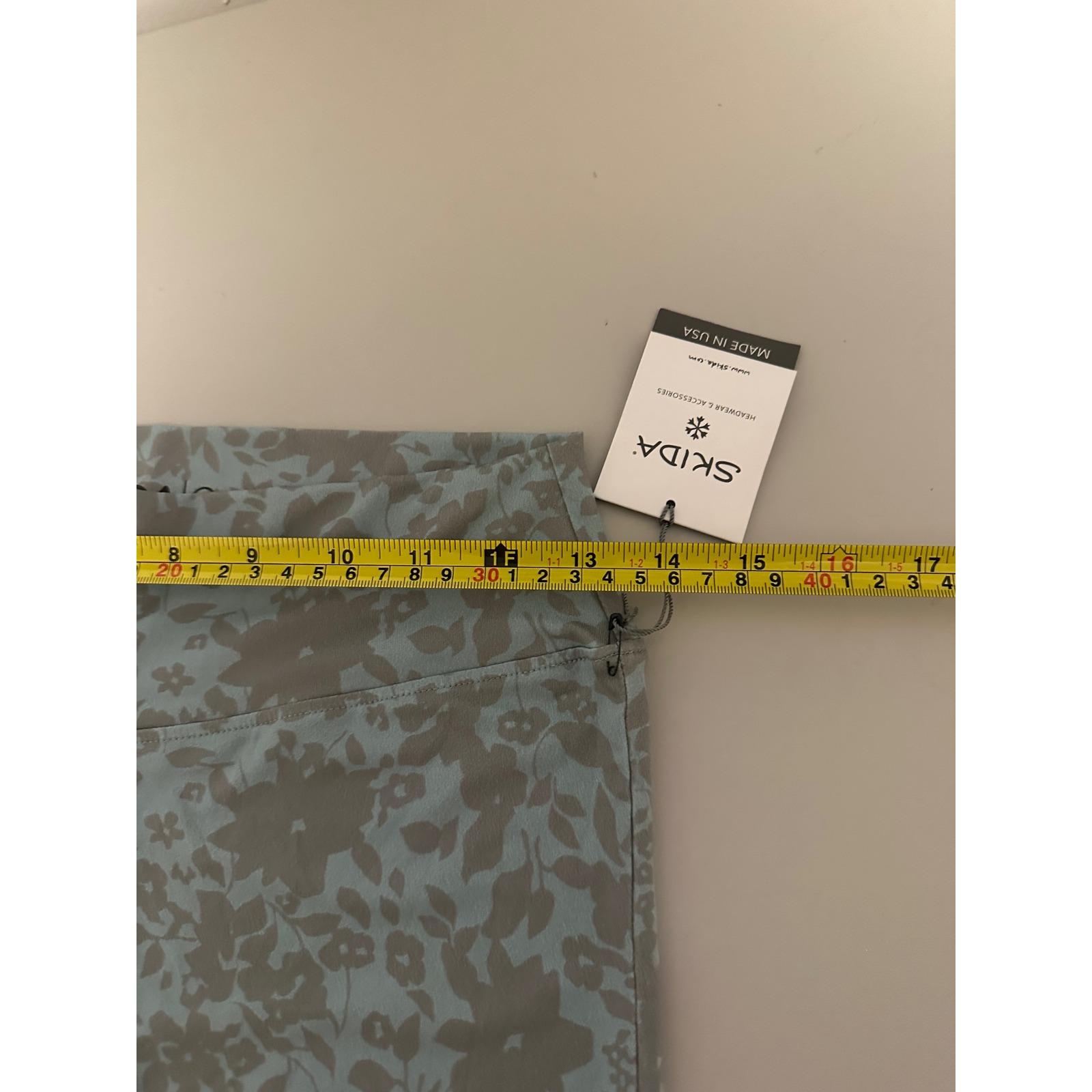 Nwt Skida Blue Floral Shadow Visca Wide Leg Pants | Size 1 (Small) — image 6 of 8